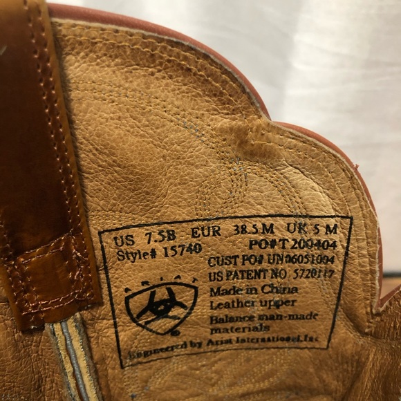 Ariat Heritage Women’s Western Cowboy Boots 7.5B - Picture 6 of 8